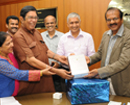 Mangaluru: Konkani Sahitya Academy donates books to Mangalore University Library